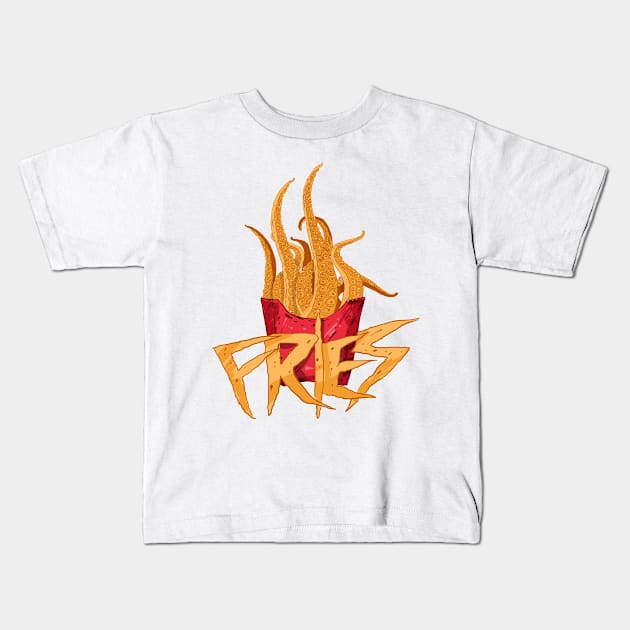 Friestopus Kids T-Shirt by BlackArmy2017